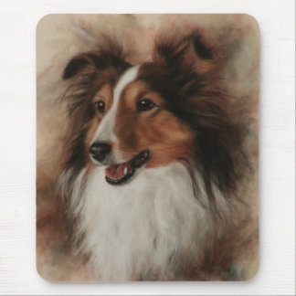 Shetland Sheepdog Sheltie glimlachen Muismat