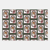Shetland Sheepdog Sheltie Kerstmis Inpakpapier Vel (Voorkant)