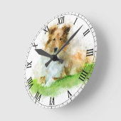 Shetland Sheepdog / Sheltie Ronde Klok (Hoek)