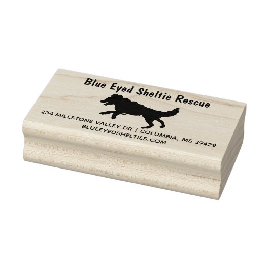 Shetland Sheepdog Sheltie Self-Inking Stamp Rubberstempel (Stempel)