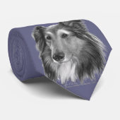 Shetland Sheepdog (Sheltie) Stropdas (Opgerold)