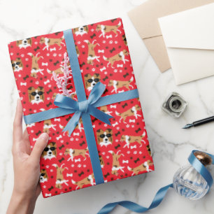 Shetland Sheepdog Shelties Red Cadeaupapier