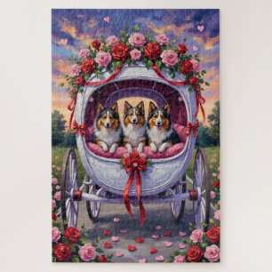 Shetland Sheepdog Valentijnsdag Legpuzzel