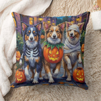 Shetland Sheepdogs in Halloween Costumes Kussen