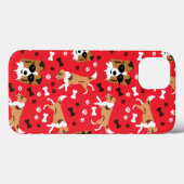 Shetland Sheepdogs Shelties Cute Dog Pattern Case-Mate iPhone Case (Achterkant (horizontaal))
