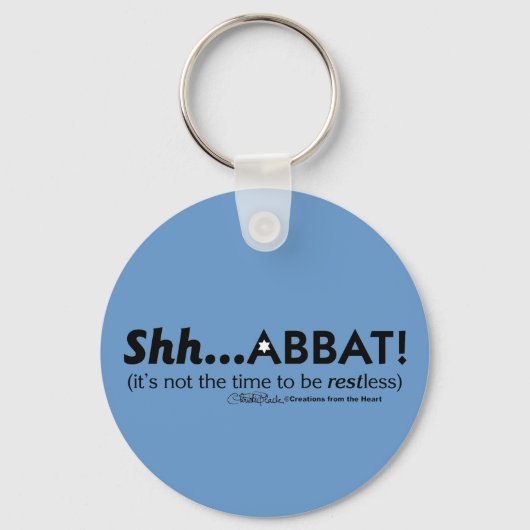 Shh...abbat! Sleutelhanger (Voorkant)