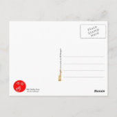 Shh Face Briefkaart (Achterkant)