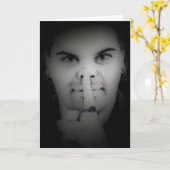 Shh Kaart (Gele Bloem)