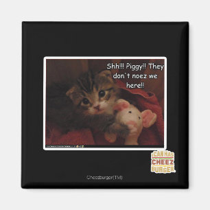 Shh!! Piggy! Magneet