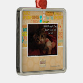 Shh!! Piggy! Metalen Ornament (Rechts)