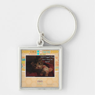 Shh!! Piggy! Sleutelhanger