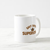 Shh Show Superviseur Drôle Mug (Devant droit)