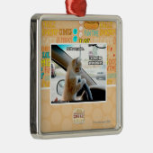 Shh! Wees heel stil Metalen Ornament (Rechts)