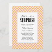 Shhh… c'est des invitations d'une fête (Devant / Derrière)