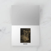 Shhh… c'est une carte de voeux secrète (Intérieur)