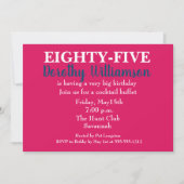 Shhh C'est une surprise Anniversaire Invitation (Devant)