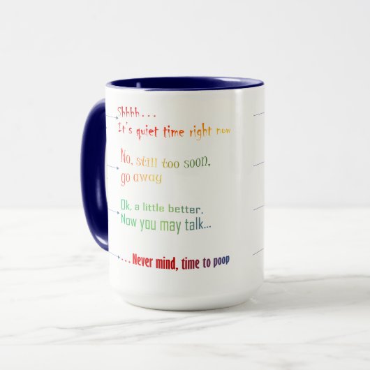 Shhh Coffee-Mok Mok (Voorkant links)