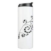 Shhh Er is hier wijn in Funny Thermosbeker (Gedraaid links)