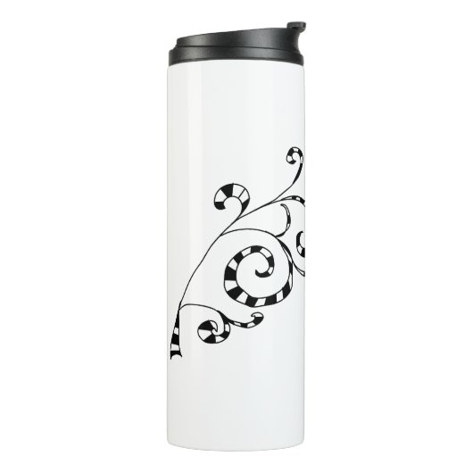 Shhh Er is hier wijn in Funny Thermosbeker (Gedraaid links)