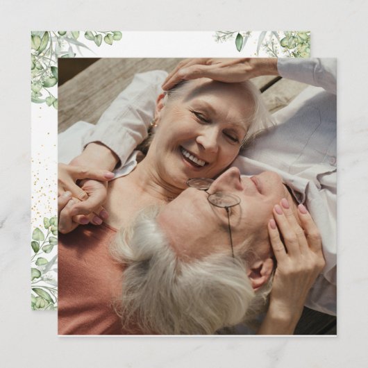 Shhh Het is een verrassing 50ste bruiloft Jubileum Kaart (Voorkant / Achterkant)