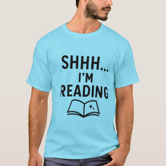 Shhh… Ik ben aan het lezen – Quiet Book Lover Desi T-shirt