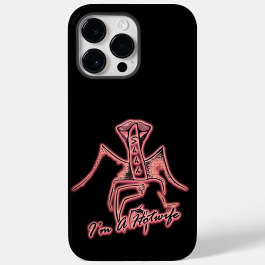 Shhh, ik ben een hotwife Case-Mate iPhone case (Achterkant)