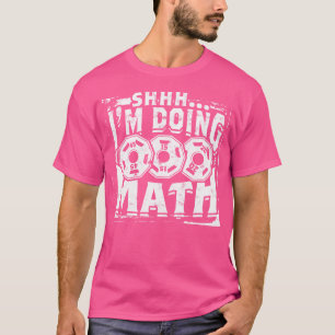 Shhh ik doe Wiskunde Grappig Gewichtheffen Gewicht T-shirt