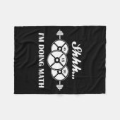 Shhh I'm Doing Math Weight Lifting Math Lover Quot Fleece Deken (Voorkant (Horizontaal))
