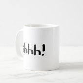 Shhh! Koffiemok (Voorkant links)