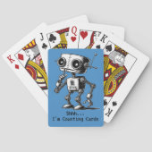 Shhh Robot – Shhh… I’m Counting Cards Pokerkaarten (Achterkant)