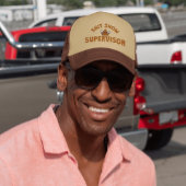 Shhh Show Supervisor Funny Trucker Hat Pet