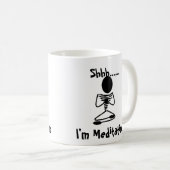 Shhh. Tasse méditante (Devant droit)