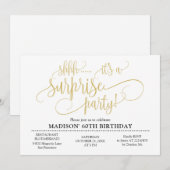 SHHH Verrassingsfeestje Kaart (Voorkant / Achterkant)