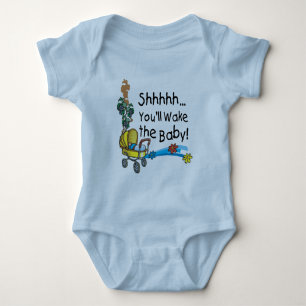 Shhh Wake de Baby Romper