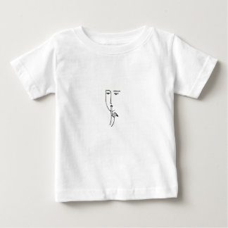Shhhh font face sur le T-shirt de bébé
