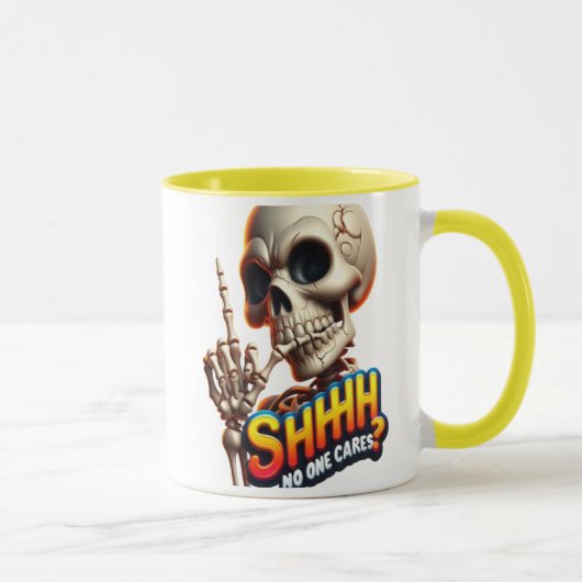 SHHHH... niemand bekommert zich om een beklijvende Mok (Rechts)