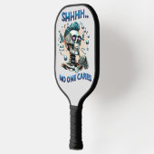 SHHHH... Niemand geeft om schedelmaaier Pickleball Paddle (Links)