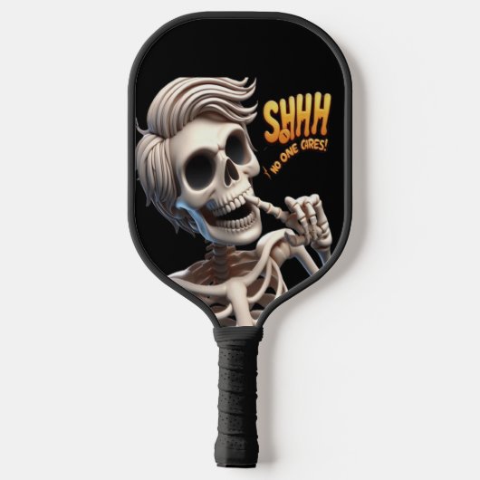 SHHHH... Niemand geeft om uniek en eigenzinnig Pickleball Paddle (Achterkant)