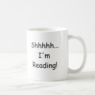 Shhhhh...ik lees. koffiemok