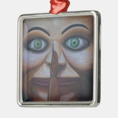 Shhhhh Metalen Ornament (Links)