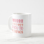 Shhhhhh Early Koffiemok (Voorkant links)