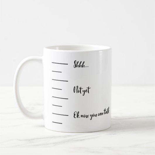 Shhhn Pas Encore Café Mug (Gauche)