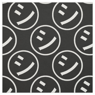 ㋛ Shi Kana Katakana Smiling Emoji/Emoticon Stof