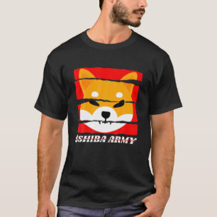 $SHIB ARMY to the Moon Shiba Inu Coin Cryptocurren T-shirt