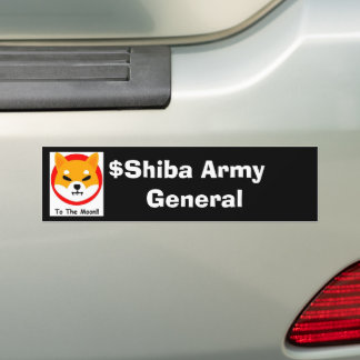 SHIBA ARMY: Algemene Bumpersticker