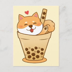 Shiba Boba Briefkaart