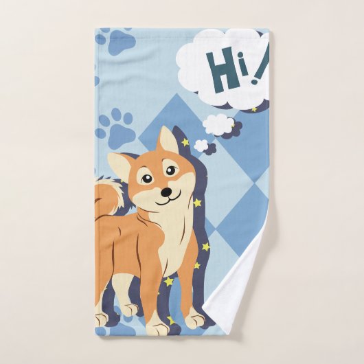 Shiba Inu (Serviette à main)