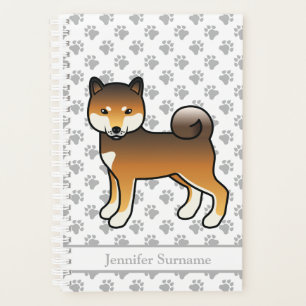 Shiba Inu au sésame rouge, chien mignon et pattes 