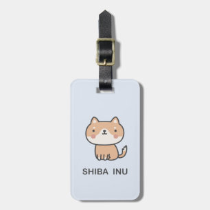 Shiba Inu Bagagelabel