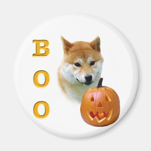 Shiba Inu Boo Magneet (Voorkant)